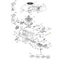 Gaspedalstange Rasentraktor Modelle 1328H ORIGINAL STIGA 118551221/0