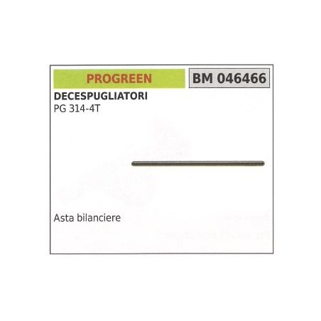 Asta bilanciere PROGREEN motore a 4 tempi decespugliatore PG 314-4T 046466 | NewgardenParts.com