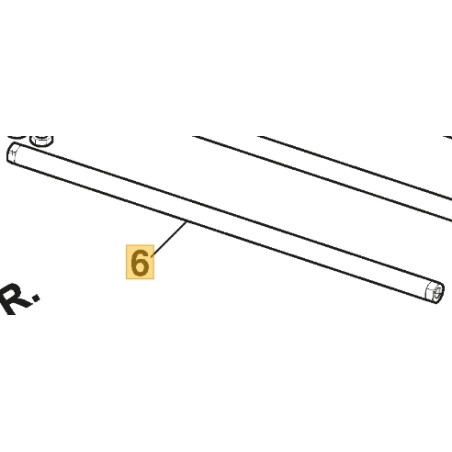 Asta collegamento trasmissioni ORIGINALE STIGA trattorino Gyro 700e 137033115/0 | NewgardenParts.com