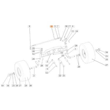 Connecting rod for lawn mower models OM107L ORIGINAL EMAK SGN532980152 | NewgardenParts.com