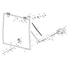 Guarnizione vetro trattorino modelli PG SR ORIGINALE GIANNI FERRARI 95187100142 | NewgardenParts.com