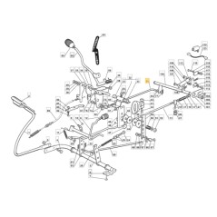 Asta comando avanzamento trattorino modelli 1172HDX ORIGINALE STIGA 127034071/0 | NewgardenParts.com