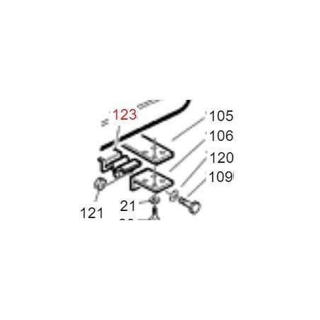 Container support guide ORIGINAL GIANNI FERRARI 01.50.00.8250 | NewgardenParts.com