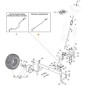 ORIGINAL STIGA tracteur de pelouse tondeuse 1330m tige de commande de direction 382000566/2