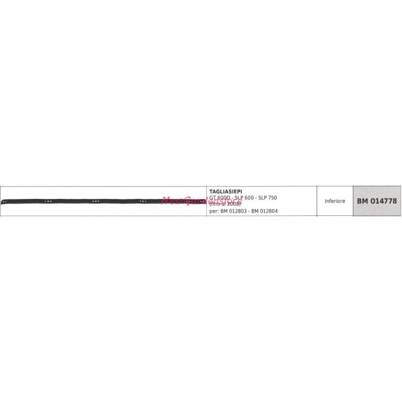 Guida lama GREENLINE tagliasiepe GT 600D SLP600 SLP750 014778