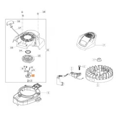 Guida puleggia rasaerba modelli G44PKCOMFORTPLUS ORIGINALE OLEOMAC L66152076 | NewgardenParts.com