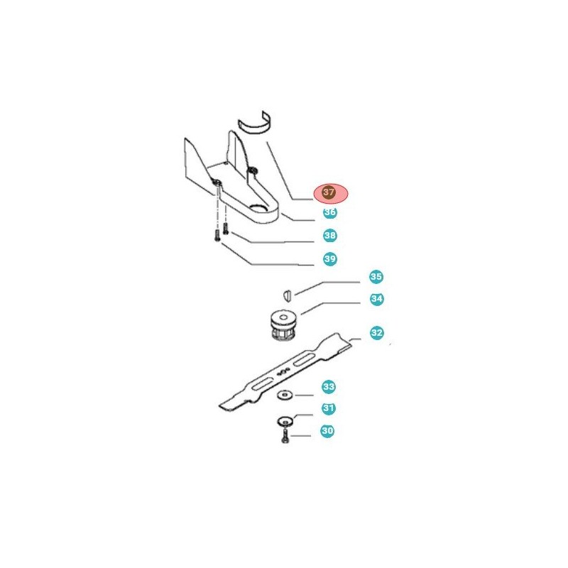 GUIDACINGHIA 501189002 ORIGINALE HUSQVARNA