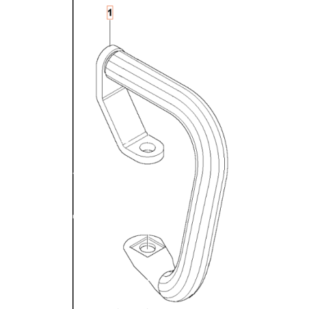 HANDLE (K3000) 506150303 ORIGINAL HUSQVARNA | NewgardenParts.com