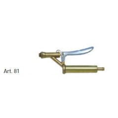 Large TECNOSPRAY 10 mm diameter brass lever handle for hand sprayer | NewgardenParts.com