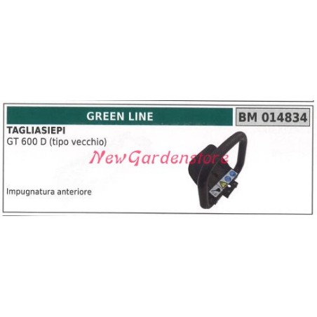 Impugnatura anteriore GREENLINE tagliasiepe GT 600D 014834 | NewgardenParts.com