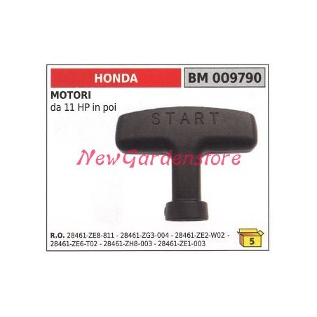 Impugnatura avviamento HONDA decespugliatore rasaerba motore 11hp in poi 009790 | NewgardenParts.com