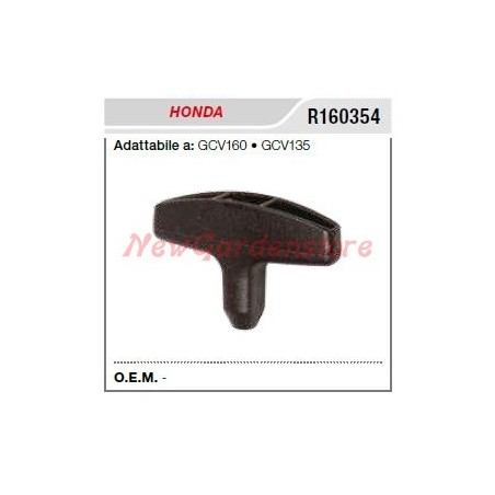 Impugnatura avviamento HONDA per rasaerba tosaerba tagliaerba GCV160 135 R160354 | NewgardenParts.com