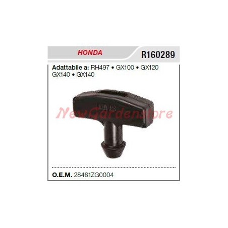 Impugnatura avviamento HONDA per rasaerba tosaerba tagliaerba GX100 120 R160289 | NewgardenParts.com