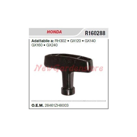 Impugnatura avviamento HONDA per rasaerba tosaerba tagliaerba GX120 140 R160288 | NewgardenParts.com