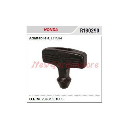 Impugnatura avviamento HONDA per rasaerba tosaerba tagliaerba RH594 R160290 | NewgardenParts.com