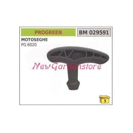 Impugnatura avviamento PROGREEN motore motosega PG 6020 029591 | NewgardenParts.com