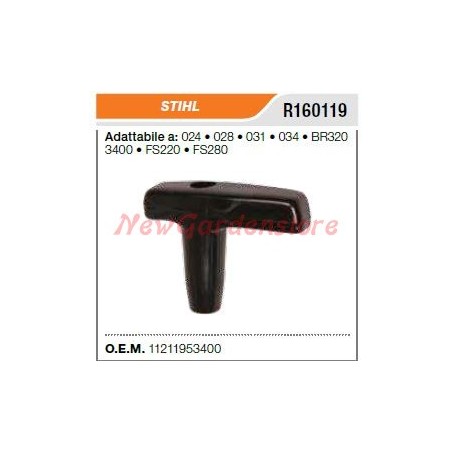 Impugnatura avviamento STIHL motosega 024 028 031 034 BR320 3400 R160119 | NewgardenParts.com