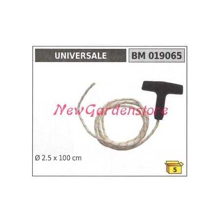 Startergriff UNIVERSAL Rasenmäher Ø 2,5x100cm 019065 | NewgardenParts.com