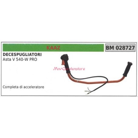 Impugnatura con acceleratore KAAZ decespugliatore 028727 | NewgardenParts.com