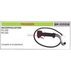 Impugnatura con acceleratore PROGREEN decespugliatore PG 43D 52D 035558 | NewgardenParts.com