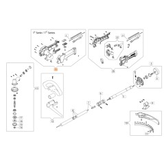 Impugnatura decespugliatore modelli BCH40BP ORIGINALE EMAK BF000001R | NewgardenParts.com