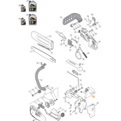 Impugnatura motosega modelli SPR270 SPR270C ORIGINALE STIGA 6995240 | NewgardenParts.com