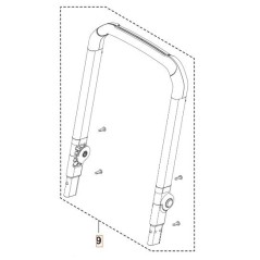 IMPUGNATURA PIEGHEVOLE 546092201 ORIGINALE HUSQVARNA | NewgardenParts.com