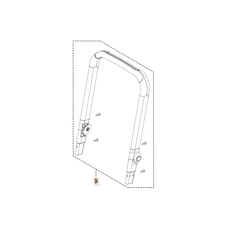 IMPUGNATURA PIEGHEVOLE 546092201 ORIGINALE HUSQVARNA