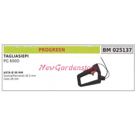 Impugnatura PROGREEN tagliasiepe PG 600D 025137 | NewgardenParts.com