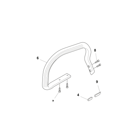 MANGO TUBULAR 536558101 ORIGINAL HUSQVARNA | NewgardenParts.com