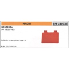 Indicatore riempimento sacco MAORI rasaerba MP 5819SVBQ 25275602201 | NewgardenParts.com