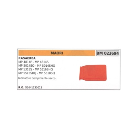 Indicatore riempimento sacco MAORI rasaerba MP4814P - MP4814S - MP5014SQ | NewgardenParts.com