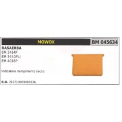 MOWOX mower EM3414P EM3440PLI EM4018P bag fill indicator | NewgardenParts.com