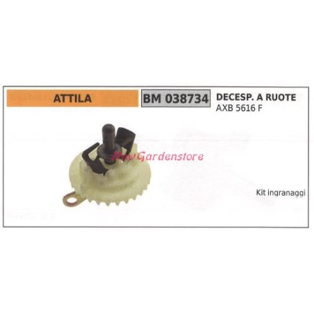 Ingranaggio Albero motore ATTILA motore decespugliatore a ruote AXB 5616 F 038734 | NewgardenParts.com