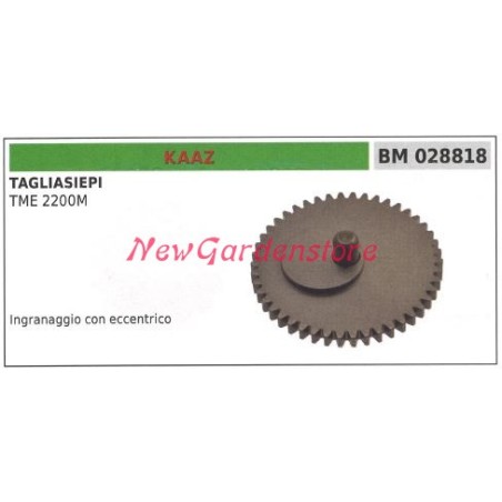 Ingranaggio con Eccentrico biella KAAZ tagliasiepe TME 2200M 028818 | NewgardenParts.com