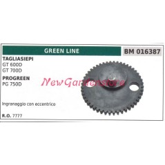 Ingranaggio con eccentrico GREENLINE tagliasiepe GT 600D 016387 | NewgardenParts.com