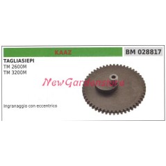 Ingranaggio con Eccentrico KAAZ tagliasiepe TM 2600M 028817 | NewgardenParts.com