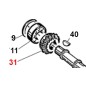 Bevel gear Z16 reinforced ORIGINAL GIANNI FERRARI 01.40.00.0133