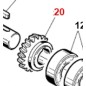Bevel gear Z18 reinforced DS ORIGINAL GIANNI FERRARI 01.40.00.0132