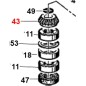 Ingranaggio conico Z19 elica SN ORIGINALE GIANNI FERRARI 01.40.00.0136