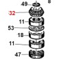 Ingranaggio conico Z19 rinforzato ORIGINALE GIANNI FERRARI 01.40.00.0134
