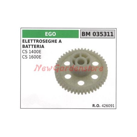 Ingranaggio EGO per elettrosega a batteria CS 1400E 1600E 035311 | NewgardenParts.com