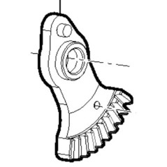 Ingranaggio lama forbice potatore SC 100 ORIGINALE STIGA 118805748/0 | NewgardenParts.com