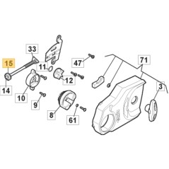 Ingranaggio motosega modelli C24Li C1648Li ORIGINALE STIGA 118803297/0 | NewgardenParts.com