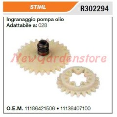 Ingranaggio pompa olio STIHL motosega 028 R302294 | NewgardenParts.com