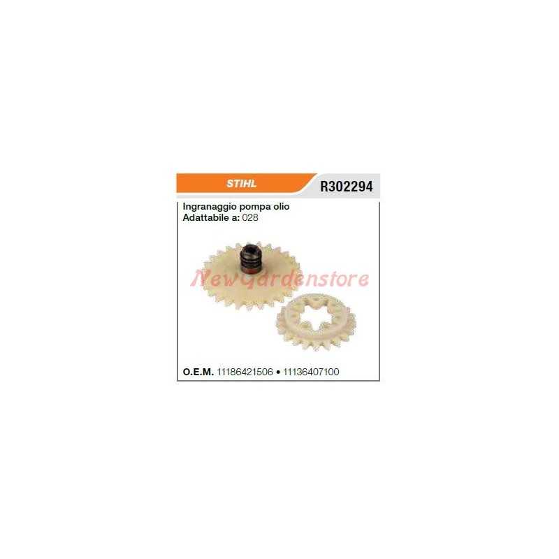 Bomba de aceite motosierra STIHL caja de cambios 028 R302294