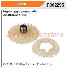 Pompe à huile STIHL pour tronçonneuse, boîte de vitesses 038 R302295 | NewgardenParts.com