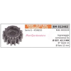 Selbstfahrendes Rad Zahnrad links EMAK Rasenmäher G-Serie 012462