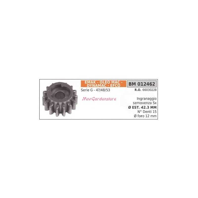 Rueda dentada autopropulsada izquierda EMAK cortacésped serie G 012462