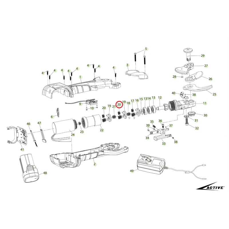 ORIGINAL ACTIVE tigercut 35 erste Stufe Satellitengetriebe 025515